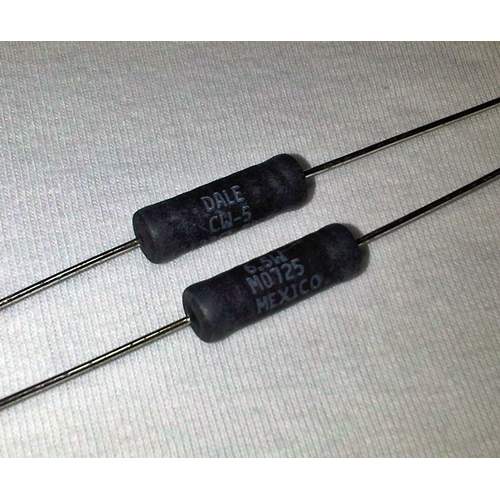 0.5R 6.5W Dale CW-5 5% wirewound resistor